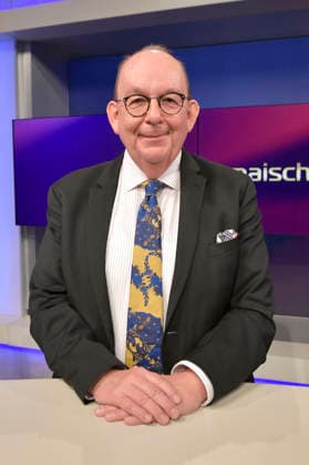 Denis Scheck on the ARD talk show maischberger at the studio in Berlin-Adlershof, Berlin, September 29, 2026 Foto:xM.xBehrensx xFuturexImagex maischberger2909_6913