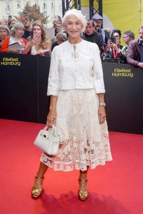 ABB FILMFEST: Dame Helen Mirren, the British actress and award recipient, at the Douglas Sirk Award ceremony on the red carpet at the 2026 FilmFest Hamburg at the Cinemaxx Dammtor movie theater in Hamburg on September 29, 2026, Hamburg, Germany