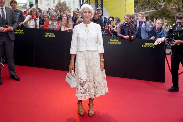 ABB FILMFEST: Dame Helen Mirren, the British actress and award recipient, at the Douglas Sirk Award ceremony on the red carpet at the 2026 FilmFest Hamburg at the Cinemaxx Dammtor movie theater in Hamburg on September 29, 2026, Hamburg, Germany