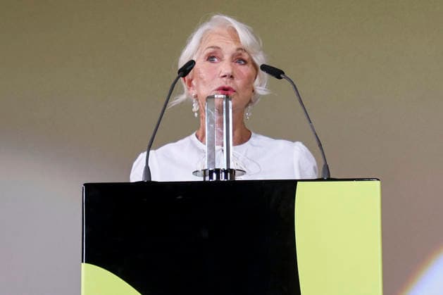 ABB FILMFEST: Dame Helen Mirren, the British actress and award winner, at the Douglas Sirk Award ceremony on the red carpet at the 2026 FilmFest Hamburg at the Cinemaxx Dammtor movie theater in Hamburg on September 29, 2026, Hamburg, Germany