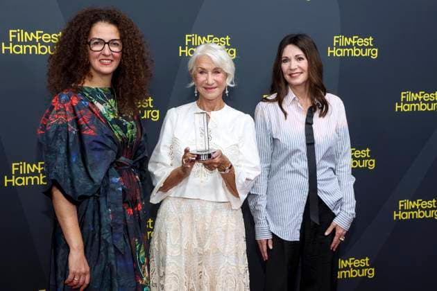 ABB FILMFEST Malika Rabahallah, Helen Mirren, Iris Berben, Award Ceremony for the Douglas Sirk Prize; Red Carpet at the 2026 FilmFest Hamburg at the Cinemaxx Dammtor theater in Hamburg on September 29, 2026, Hamburg, Germany