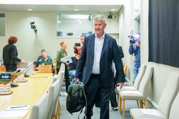 Epstein Hearing Begins in the Storting, Oslo, September 30, 2026. Erik Solheim is present at a public hearing of the Storting’s Control and Constitutional Committee regarding practices at the Ministry of Foreign Affairs and Jeffrey Epstein’s network in Norway. Photo: Heiko Junge, NTB, Oslo, Norway 78z1yvXa8vI EDITORIAL USE ONLY Ref BNC POL78z1yvXa8vI jpg Copyright: xHeikoxJungex xNTBx