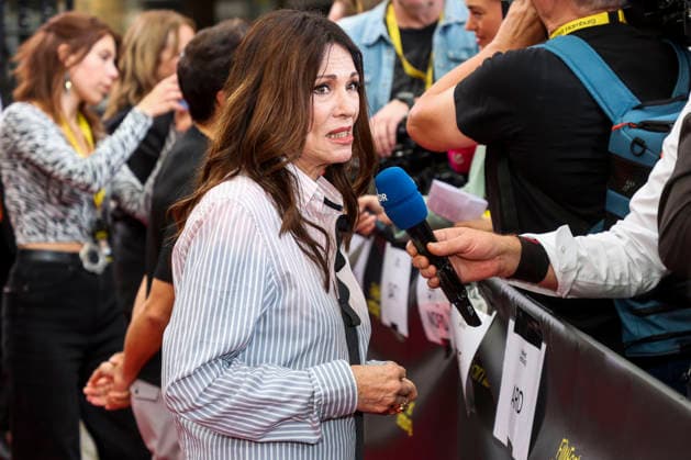ABB FILMFEST: Iris Berben walks the red carpet at the premiere of the film *Die dritte Hochzeit* at FilmFest Hamburg 2026 at the Cinemaxx Dammtor theater in Hamburg on September 29, 2026, Hamburg, Germany