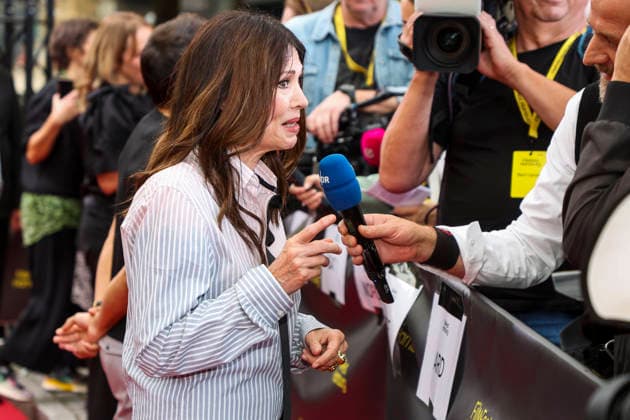 ABB FILMFEST: Iris Berben walks the red carpet at the premiere of the film *Die dritte Hochzeit* at FilmFest Hamburg 2026 at the Cinemaxx Dammtor theater in Hamburg on September 29, 2026, Hamburg, Germany
