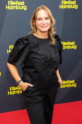 ABB FILMFEST Miriam Unger walks the red carpet at the premiere of the film *The Third Wedding* at FilmFest Hamburg 2026 at the Cinemaxx Dammtor theater in Hamburg on September 29, 2026, Hamburg, Germany