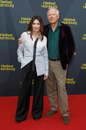 Iris Berben and Axel Milberg at the premiere of the ZDF TV movie *Die dritte Hochzeit* at the 34th Filmfest Hamburg 2026 at Cinemaxx Dammtor in Hamburg, June 29, 2026 Foto:xC.xTamckex xFuturexImagex hochzeit_6937