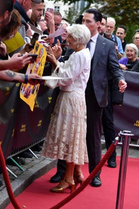 Helen Mirren at the ceremony honoring Helen Mirren with the Douglas Sirk Award in Hamburg on September 29, 2026