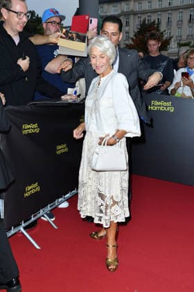 Helen Mirren at the ceremony honoring Helen Mirren with the Douglas Sirk Award in Hamburg on September 29, 2026