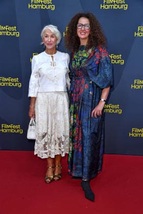 Helen Mirren and Malika Rabahallah at the ceremony honoring Helen Mirren with the Douglas Sirk Award in Hamburg on September 29, 2026