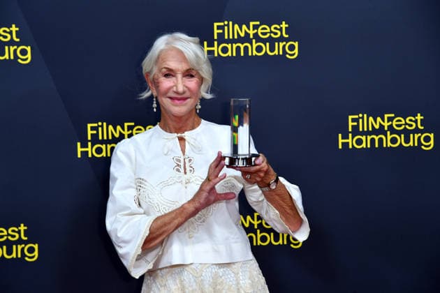 Helen Mirren at the ceremony to present the Douglas Sirk Award to Helen Mirren in Hamburg on September 29, 2026