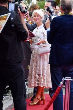 Helen Mirren at the ceremony to present the Douglas Sirk Award to Helen Mirren in Hamburg on September 29, 2026