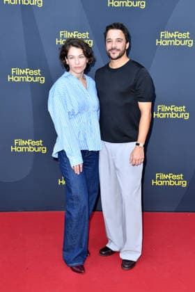 Henriette Confurius and Kostja Ullmann at the FilmFest Hamburg premiere of *The Third Wedding* in Hamburg on September 29, 2026