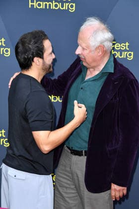 Kostja Ullmann and Axel Milberg at the FilmFest Hamburg premiere of *The Third Wedding* in Hamburg on September 29, 2026