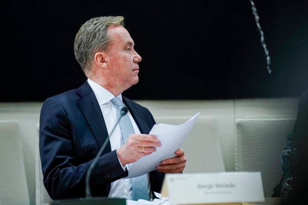 Another hearing on Jeffrey Epstein s network in Norway, Oslo, September 30, 2026. Former Foreign Minister Borge Brende of the Conservative Party (Høyre) during the Storting s Control and Constitutional Committee s public hearing on practices at the Ministry of Foreign Affairs and Jeffrey Epstein s network in Norway. Photo: Cornelius Poppe NTB Oslo Norway urI3IHvwLdw EDITORIAL USE ONLY Ref  Copyright: xCorneliusxPoppex xNTBx