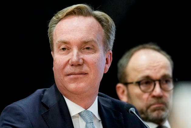 Another hearing on Jeffrey Epstein’s network in Norway, Oslo, September 30, 2026. Former Foreign Minister Borge Brende of the Conservative Party (Høyre) during the Storting’s Control and Constitutional Committee’s public hearing on practices at the Ministry of Foreign Affairs and Jeffrey Epstein’s network in Norway. Photo: Cornelius Poppe NTB Oslo Norway cHedoaRqTTo EDITORIAL USE ONLY Ref  Copyright: xCorneliusxPoppex xNTBx