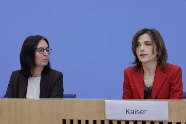 Prof. Dr. Marion Reiser, Institute for Political Science and KomRex Center for Research on Right-Wing Extremism, Democracy Education, and Social Integration, Friedrich Schiller University of Jena; Minister of State Elisabeth Kaiser, Member of the Bundestag, Federal Government Commissioner for Eastern Germany, Germany, Berlin, Federal P