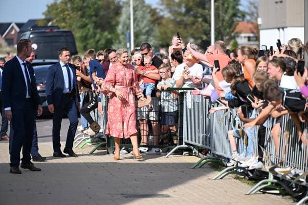 Urk, The Netherlands, 2026-09-30 14:32:15 URK, 30-09-2026, Urk Queen Maxima pays a visit to Urk. The visit focuses on daily life in Urk, centering on initiatives concerning entrepreneurship, growing up, youth, the elderly, and community spirit. PHOTO: NLBeeld Patrick van Emst Credit: NL Beeld Patrick van Emst  Copyright: xx x