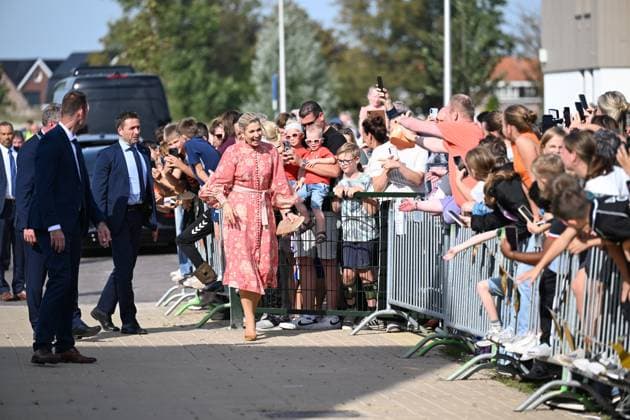 Urk, The Netherlands, 2026-09-30 14:32:15 URK, 30-09-2026, Urk Queen Maxima pays a visit to Urk. The visit focuses on daily life in Urk, centering on initiatives concerning entrepreneurship, growing up, youth, the elderly, and community spirit. PHOTO: NLBeeld Patrick van Emst Credit: NL Beeld Patrick van Emst  Copyright: xx x