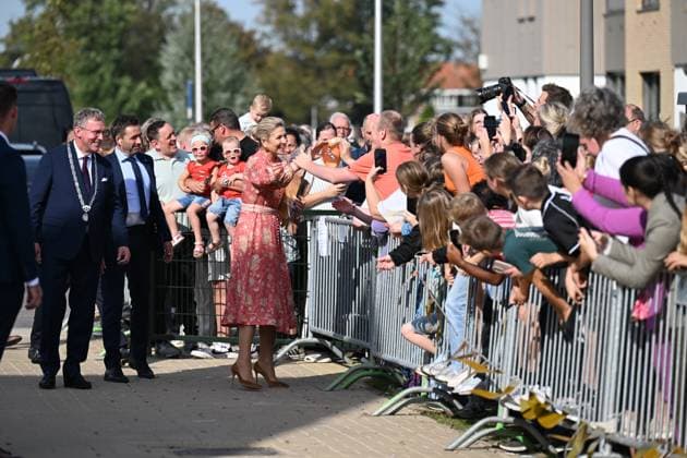 Urk, The Netherlands, 2026-09-30 14:32:30 URK, 30-09-2026, Urk Queen Maxima pays a visit to Urk. The visit focuses on daily life in Urk, centering on initiatives concerning entrepreneurship, growing up, youth, the elderly, and community spirit. PHOTO: NLBeeld Patrick van Emst Credit: NL Beeld Patrick van Emst  Copyright: xx x
