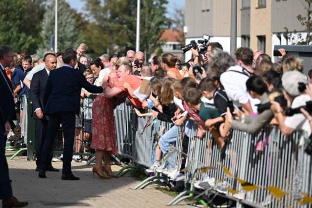 Urk, The Netherlands, 2026-09-30 14:32:35 URK, 30-09-2026, Urk Queen Maxima pays a visit to Urk. The visit focuses on daily life in Urk, centering on initiatives concerning entrepreneurship, growing up, youth, the elderly, and community spirit. PHOTO: NLBeeld Patrick van Emst Credit: NL Beeld Patrick van Emst  Copyright: xx x