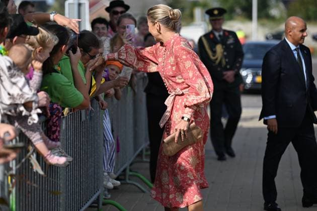 Urk, The Netherlands, 2026-09-30 14:33:40 URK, 30-09-2026, Urk Queen Maxima pays a visit to Urk. The visit focuses on daily life in Urk, centering on initiatives concerning entrepreneurship, growing up, youth, the elderly, and community spirit. PHOTO: NLBeeld Patrick van Emst Credit: NL Beeld Patrick van Emst  Copyright: xx x