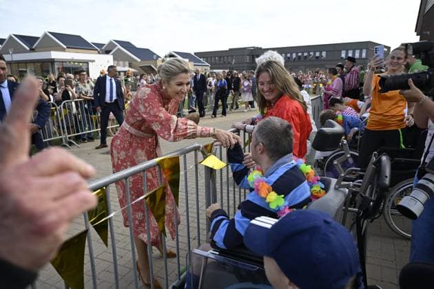Queen Maxima Visits Urk - Netherlands Urk Queen Máxima pays a visit to Urk. The visit focuses on daily life in Urk, centering on initiatives concerning entrepreneurship, growing up, youth, the elderly, and community spirit. Urk - Netherlands on September 30, 2026. Photo by Bruno Press ABACAPRESS.COM  Copyright: xBrunoxPress ABACAx