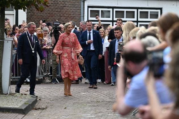 Queen Maxima Visits Urk - Netherlands Urk Queen Máxima pays a visit to Urk. The visit focuses on daily life in Urk, centering on initiatives concerning entrepreneurship, growing up, youth, the elderly, and community spirit. Urk - Netherlands on September 30, 2026. Photo by Bruno Press ABACAPRESS.COM  Copyright: xBrunoxPress ABACAx