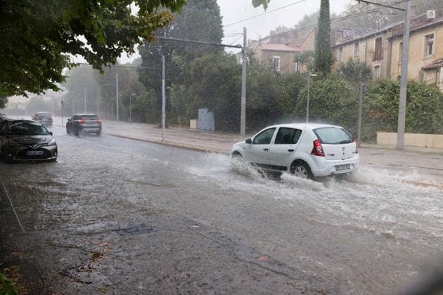 Benjamin ELKAIM MAXPPP Montpellier September 30, 2026 Montpellier, France, September 30, 2026: the first heavy rains after summer in southern France Montpellier, FRANCE  Copyright: xMAXPPPxBenjaminxELKAIMx ELK202609305208 ELK202609305208