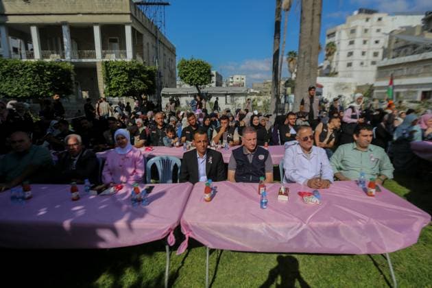 RECORD DATE NOT STATED Pink October Breast Cancer Awareness Campaign Launched at Al-Ahli Arab Hospital in Gaza (INT) Pink October Breast Cancer Awareness Campaign Launched at Al-Ahli Arab Hospital in Gaza. September 30, 2026, Gaza, Palestine: The Pink October breast cancer awareness and screening campaign is launched at Al-Ahli Arab Hospital in Gaza City in partnership with the Egyptian Relief Committee. The campaign aims to raise awareness about breast cancer and promote early detection and screening among women. Credit: Hashem Zimmo TheNews2(Foto: Hashem Zimmo Thenews2 imago images) Pink October Breast Cancer Awareness Campaign Launched at Al-Ahli Arab Hospital in Gaza Copyright: xHashemxZimmox