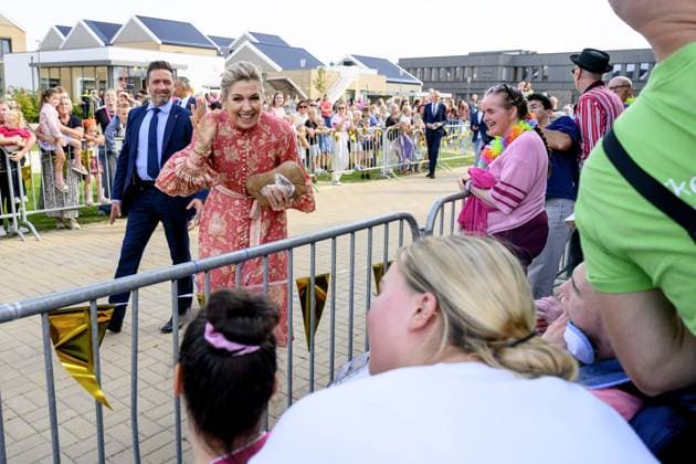 Urk, The Netherlands, 2026-09-30 14:52:08 URK, 29-09-2026, Urk Queen Maxima pays a visit to Urk. The visit focuses on daily life in Urk, centering on initiatives concerning entrepreneurship, growing up, youth, the elderly, and community spirit. PHOTO: NLBeeld Patrick van Emst Credit: NL Beeld Patrick van Emst Copyright: xx x