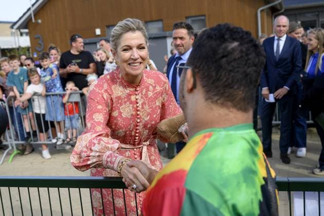 Urk, The Netherlands, 2026-09-30 14:52:33 URK, 29-09-2026, Urk Queen Maxima pays a visit to Urk. The visit focuses on daily life in Urk, centering on initiatives concerning entrepreneurship, growing up, youth, the elderly, and community spirit. PHOTO: NLBeeld Patrick van Emst Credit: NL Beeld Patrick van Emst Copyright: xx x