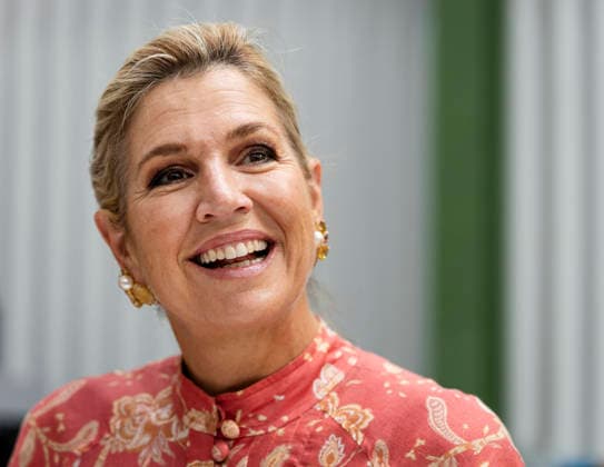 30-09-2026 Urk Queen Maxima visited the Baron van Ghent facility, part of Zorggroup ZONL, VCU Robotics, ™t Kuppien, a coffee and tea cafà Copyright: xPPEx
