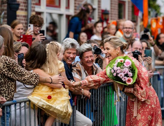 30-09-2026 Urk Queen Maxima visited the Baron van Ghent facility, part of Zorggroup ZONL, VCU Robotics, ™t Kuppien, a coffee and tea cafà Copyright: xPPEx
