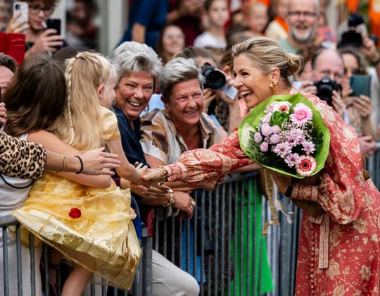 30-09-2026 Urk Queen Maxima visited the Baron van Ghent facility, part of Zorggroup ZONL, VCU Robotics, ™t Kuppien, a coffee and tea cafà Copyright: xPPEx