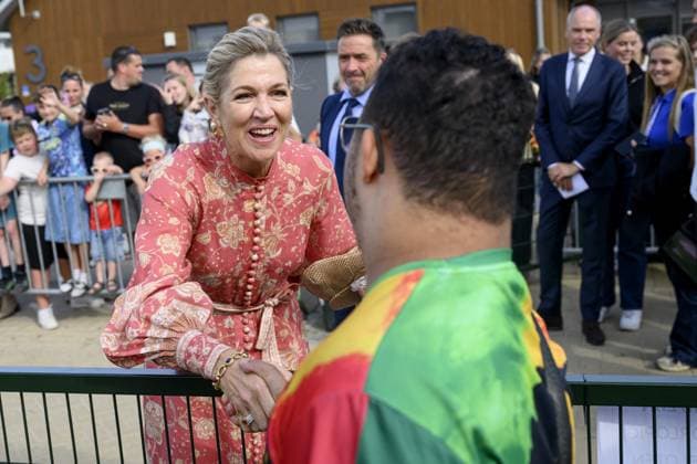 Queen Maxima Visits Urk - Netherlands Urk Queen Máxima pays a visit to Urk. The visit focuses on daily life in Urk, centering on initiatives concerning entrepreneurship, growing up, youth, the elderly, and community spirit. Urk, Netherlands on September 30, 2026. Photo by Bruno Press ABACAPRESS.COM Netherlands  Copyright: xBrunoxPress ABACAx
