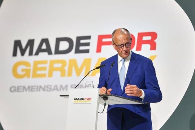 Berlin, Germany, September 30, 2026 Siemensstadt Annual Meeting of the Made for Germany Initiative Federal Chancellor Friedrich Merz (CDU) delivers a speech Copyright: xdtsxNachrichtenagenturx dts_136934