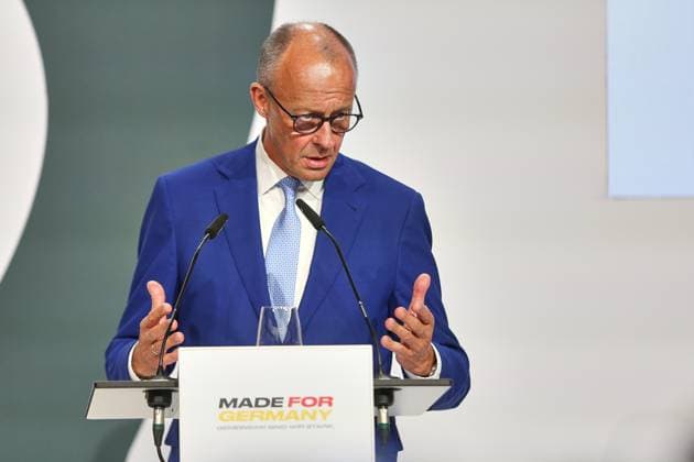 Berlin, Germany, September 30, 2026 Siemensstadt Annual Meeting of the Made for Germany Initiative Federal Chancellor Friedrich Merz (CDU) delivers a speech Copyright: xdtsxNachrichtenagenturx dts_136933