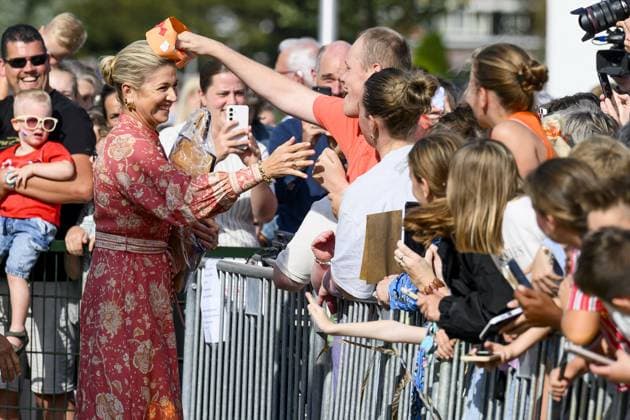 Queen Maxima Visits Urk - Netherlands Queen Máxima pays a visit to Urk. The visit focuses on daily life in Urk, centering on initiatives concerning entrepreneurship, growing up, youth, the elderly, and community spirit. September 30, 2026. Photo by NLBeeld Patrick van Emst ABACAPRESS.COM Netherlands Copyright: xBrunoxPress ABACAx