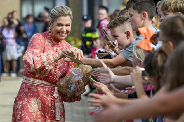 Queen Maxima Visits Urk - Netherlands Queen Máxima pays a visit to Urk. The visit focuses on daily life in Urk, centering on initiatives concerning entrepreneurship, growing up, youth, the elderly, and community spirit. September 30, 2026. Photo by NLBeeld Patrick van Emst ABACAPRESS.COM Netherlands Copyright: xBrunoxPress ABACAx