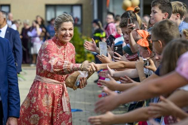 Queen Maxima Visits Urk - Netherlands Queen Máxima pays a visit to Urk. The visit focuses on daily life in Urk, centering on initiatives concerning entrepreneurship, growing up, youth, the elderly, and community spirit. September 30, 2026. Photo by NLBeeld Patrick van Emst ABACAPRESS.COM Netherlands Copyright: xBrunoxPress ABACAx