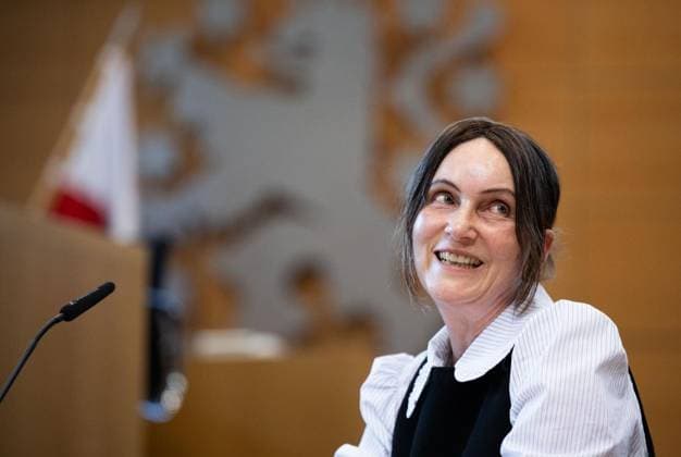ORAL HEARING ON PROCEEDINGS TO BAN THE AFD ** FOR EDITORIAL PURPOSES ONLY ** EDITORIAL USE ONLY ** September 30, 2026, Erfurt: Oral hearing of the Justice Committee on proceedings to ban the AfD at the federal level in the Thuringian State Parliament. The motion was filed by the Left Party faction. Pictured: Prof. Dr. Kathrin Groh, Copyright: SaschaxFromm doc87tv35k27k514swu1r98 ,EDITORIAL USE ONLY Copyright: SaschaxFromm