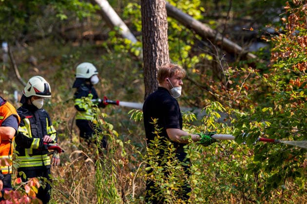 Forest Fire Covers About 12,600 Square Meters; Presence of Ammunition Complicates Firefighting Ef