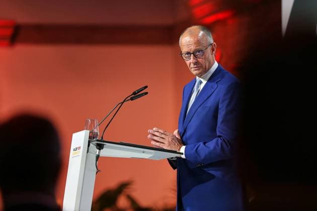 Berlin, Germany, September 30, 2026 Siemensstadt Annual Meeting of the Made for Germany Initiative Federal Chancellor Friedrich Merz (CDU) Delivers a Speech Copyright: xdtsxNachrichtenagenturx dts_136937