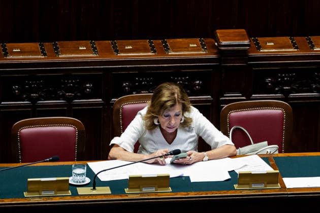 September 30, 2026, Rome, Italia, Italy: Minister for Institutional Reforms Maria Elisabetta Alberti Casellati during the general discussion on the electoral law reform at the Chamber of Deputies, Rome, 30 09 2026 Rome Italy - ZUMAa289 20260930_zia_a289_091 Copyright: xFrancescoxFotiax xAgfx