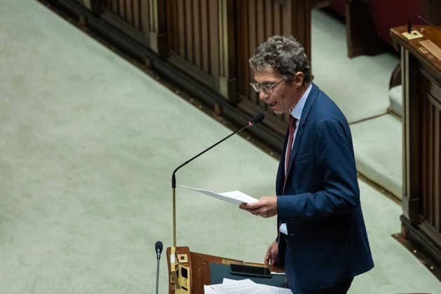 September 30, 2026, Rome, Italia, Italy: Riccardo Magi during the general debate on electoral law reform at the Chamber of Deputies, Rome, September 30, 2026 Rome Italy - ZUMAa289 20260930_zia_a289_094 Copyright: xFrancescoxFotiax xAgfx