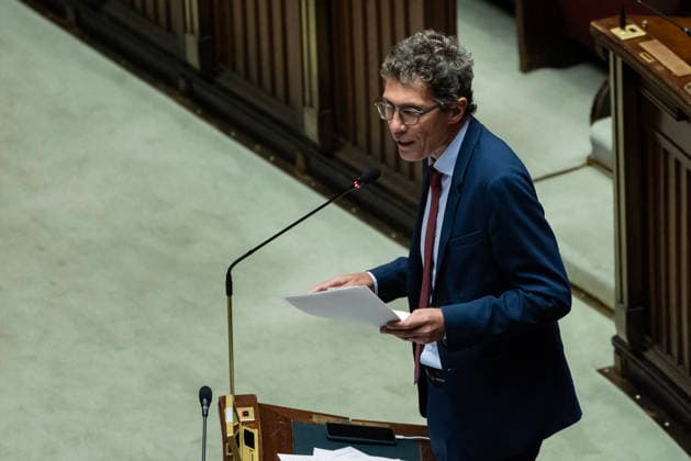 September 30, 2026, Rome, Italia, Italy: Riccardo Magi during the general debate on electoral law reform at the Chamber of Deputies, Rome, September 30, 2026 Rome Italy - ZUMAa289 20260930_zia_a289_096 Copyright: xFrancescoxFotiax xAgfx