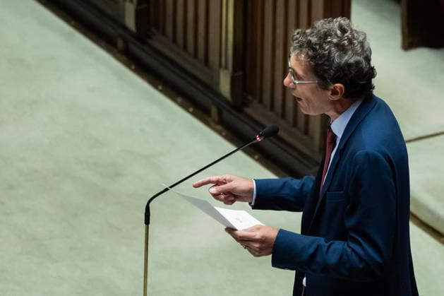 September 30, 2026, Rome, Italia, Italy: Riccardo Magi during the general debate on electoral law reform at the Chamber of Deputies, Rome, September 30, 2026 Rome Italy - ZUMAa289 20260930_zia_a289_097 Copyright: xFrancescoxFotiax xAgfx