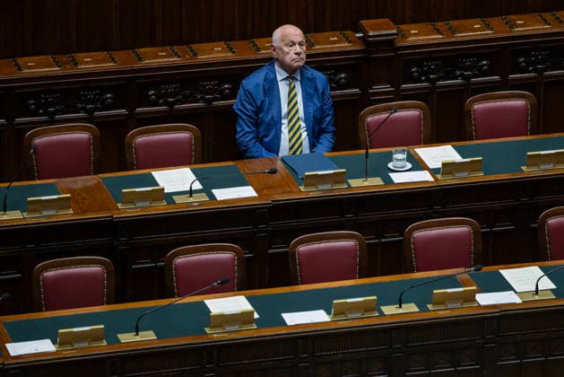 September 30, 2026, Rome, Italia, Italy: Justice Minister Carlo Nordio during the general debate on electoral law reform at the Chamber of Deputies, Rome, September 30, 2026 Rome Italy - ZUMAa289 20260930_zia_a289_104 Copyright: xFrancescoxFotiax xAgfx