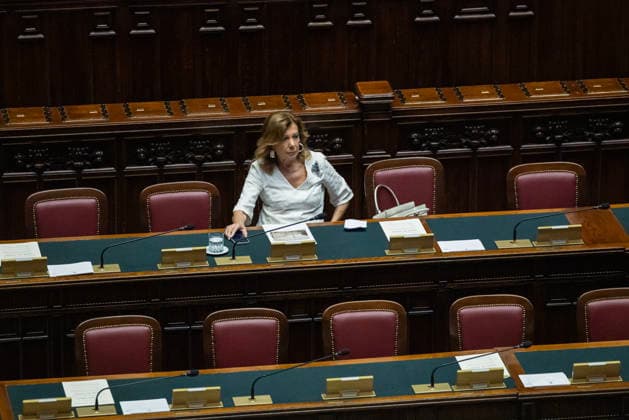 September 30, 2026, Rome, Italia, Italy: Minister for Institutional Reforms Maria Elisabetta Alberti Casellati during the general discussion on the electoral law reform at the Chamber of Deputies, Rome, 30 09 2026 Rome Italy - ZUMAa289 20260930_zia_a289_105 Copyright: xFrancescoxFotiax xAgfx