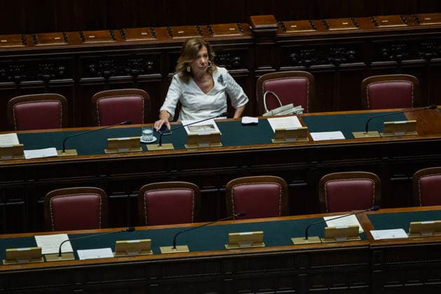September 30, 2026, Rome, Italia, Italy: Minister for Institutional Reforms Maria Elisabetta Alberti Casellati during the general discussion on the electoral law reform at the Chamber of Deputies, Rome, 30 09 2026 Rome Italy  - ZUMAa289 20260930_zia_a289_109 Copyright: xFrancescoxFotiax xAgfx